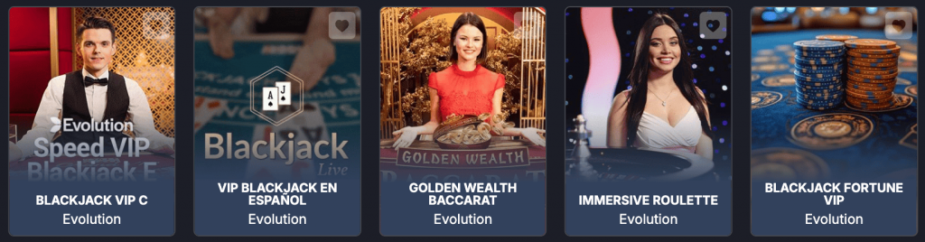 Live Casino-spellen MonixBet Casino